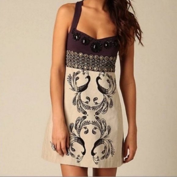 Free People Dresses & Skirts - Free People Dreaming in Paradise Dress Peacock Top
